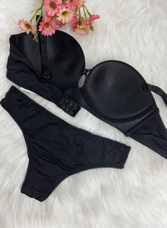  Conjunto Tulipa Preto 