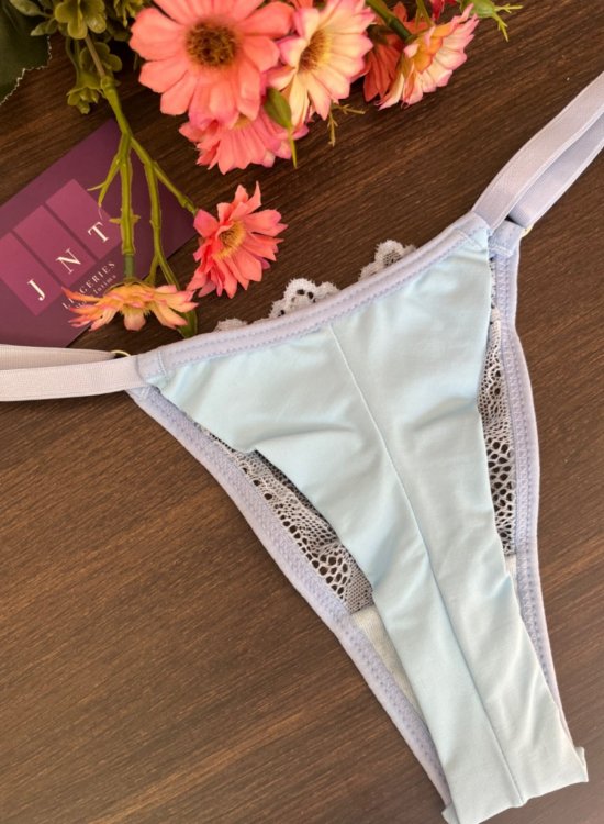 Calcinha string Azul bebe