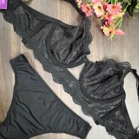 Conjunto Zara sem bojo preto 