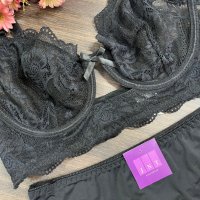 Conjunto Zara sem bojo preto 